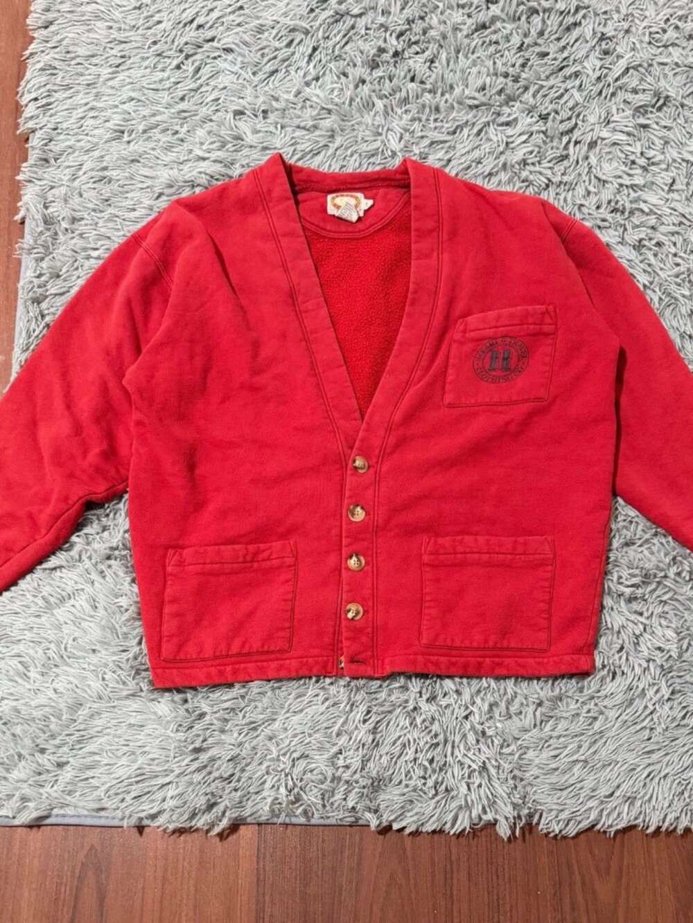 Vintage Banana Republic Red Cardigan Sweater Women's Size S